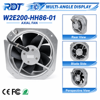 Ventilateur axial AC W2E200-HH86-01, solution de ventilation, équipement industriel, application de refroidissement des équipements industriels
