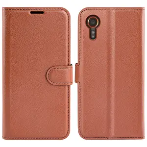 9 Farben Litchi PU-Kartenhalter Brieftasche Klapplederhülle für Samsung Galaxy X abdeckung 7