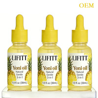 Huile Intime Raffermissante Yoni aux Huiles Essentielles de Fruit d'Ananas, Hydratante, Anti-Odeur et Apaisante, Vente en Gros Marque Blanche