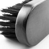 Pinceau LB-002 à manche en bois naturel/noir mat – Zone de poils de 3 pouces, longueur des poils de 0,8 pouce, technologie de tuftage percée pour voiture