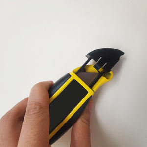 Couteau utilitaire rétractable avec lame de stockage coupe-boîte en métal RX80846 avec crochet coupe-fil couteau de toiture de sécurité Interlock - Product Image 3