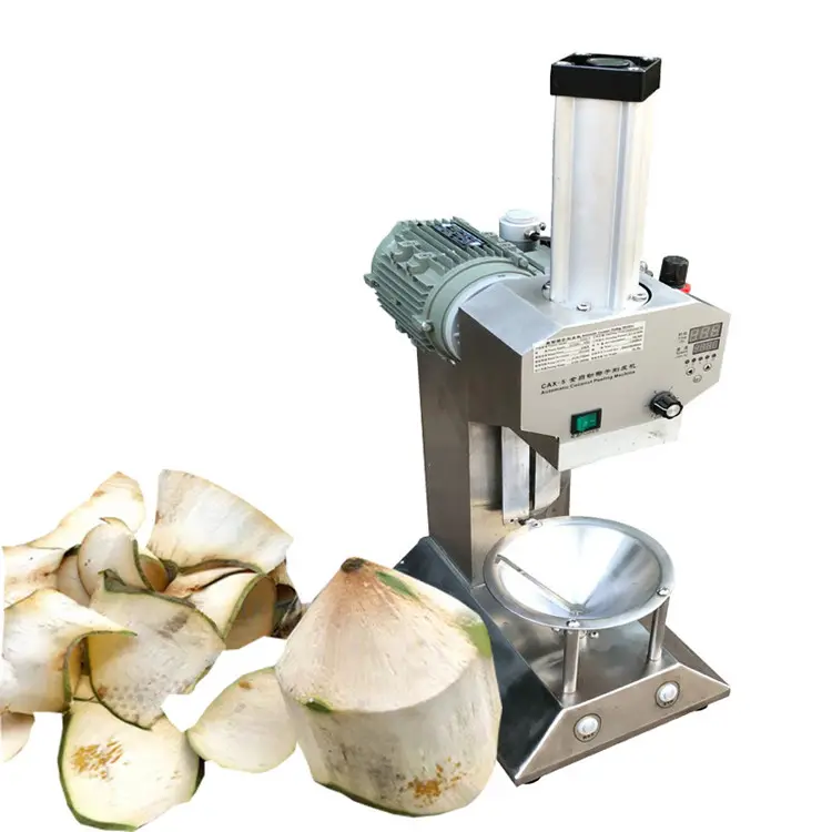 Industrial full automatic coconut peeling machine/pineapple peeler(coring&slicing)