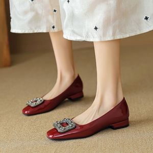 <span class=keywords><strong>Sandali</strong></span> Casual da Donna con Punta Chiusa e Decorazioni in Diamante, Scarpe Basse Eleganti per Esterni - Product Image 1