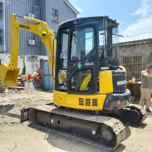 Excavatrice d'occasion Komatsu PC55MR de 5,5 tonnes, d'origine japonaise, mini-excavatrice sur chenilles de seconde main de haute qualité pour le creusement, certifiée CE - Product Image 6