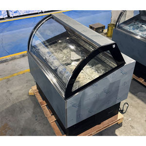 Sliding Glass Door Display Cabinet Freezer <b>Ice</b> Cream Refrigerated Display Cabinet Refrigerator with Display Function - Product Image 3