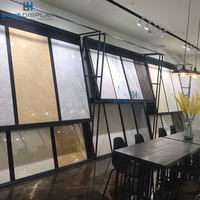 2024 Offre Spéciale affiche taille personnalisée Double côtés panneau mural réglable présentoir de carreaux de céramique marbre Quartz granit support