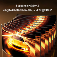Nuevo Producto 4K/8K 60HZ 2,1 V alta velocidad Hdmi a Hdmi macho 48Gbps fibra de video HDMI AOC Cable para computadora portátil/Monitor/HDTv/computadora