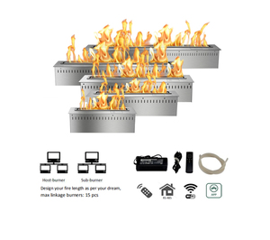 Lò sưởi đốt ethanol sinh học điều khiển từ xa bằng Wifi, kích thước 60 inch, bán buôn - Product Image 6