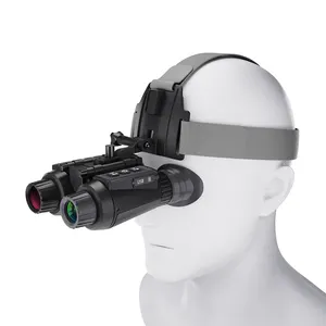 Pupil Distance Adjustable Dual Lens Night Vision Goggles Portable For Helmet