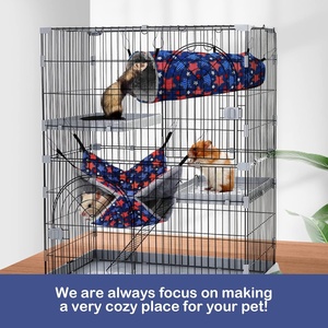 <strong>Ferret</strong> Rat Hammock Set Soft Hamster Toys Hanging Tunnels Tubes Plush Small Animal <strong>Cage</strong> Accessories for Guinea - Product Image 3