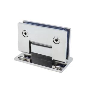 מודרני crl 90 מעלות חדר אמבטיה זכוכית זכוכית דלת פליז מוצקה קיר לחדר זכוכית מקלחת מסגרת ללא מסגרת - Product Image 1