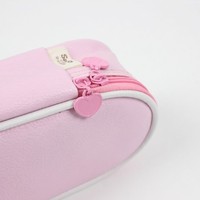 Étui à crayons holographique 3D en PVC, trousse à crayons kawaii transparente iridescente, sac de papeterie pour filles, vente en gros pour l'école