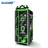 Fabricant de distributeurs automatiques Haloo, distributeur automatique de boissons protéinées à écran tactile OEM, distributeur automatique de boissons protéinées pour salle de sport
