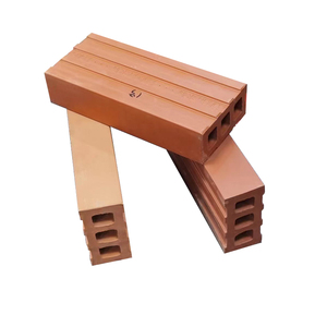 Clinker Đỏ xây dựng gạch khối bên ngoài gạch đất nung Ốp đỏ đất sét rỗng tường gạch để xây dựng - Product Image 5