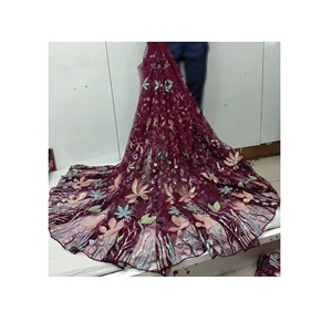 Tissu de filet de séquence arc-en-ciel de qualité supérieure pour les robes de femmes de l'exportateur et du fournisseur indiens au prix de gros - Product Image 1