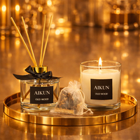Diffuseur de parfum AIKUN Deluxe en coffret cadeau, marque privée, pour une ambiance chaleureuse et fraîche dans votre salon