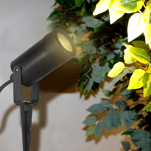 Lampes à induction AC étanches IP54 S1603, éclairage de jardin, lampes à piquet <span class=keywords><strong>pour</strong></span> extérieur, matériau PC, douille GU10 - Product Image 4