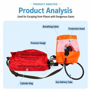 Dispositivo de Respiración de Emergencia EEBD de 10 Minutos para Inspección de Tanques Confinados y Uso en Salidas de Emergencia - Product Image 2