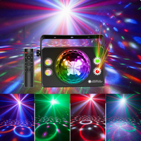 Nueva Luz de Escenario Transfronteriza, Bola Mágica LED Láser, Luz de Ambiente para Fiestas/Bar/KTV con 7 Colores Intermitentes y Control por Sonido