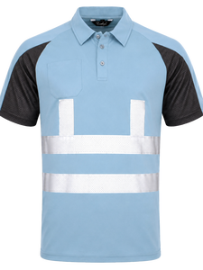 Ropa de Trabajo de Verano para Obras de Construcción, Reflectante, de Secado Rápido, Malla Tejida, para Camisas de Trabajadores de Saneamiento Masculinos - Product Image 4