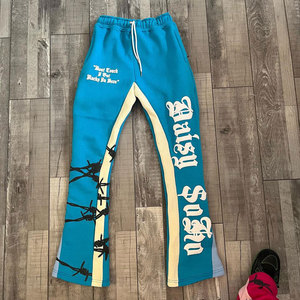 Bán Buôn Tùy Chỉnh Quần Quần Pháp Terry Joggers Hloe Jogger Quần Người Đàn Ông Xếp Chồng Lên Nhau Mồ Hôi Quần - Product Image 3
