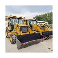 Backhoe Loader transmisi tinggi dan rendah 8 ton bekas harga rendah atau baru