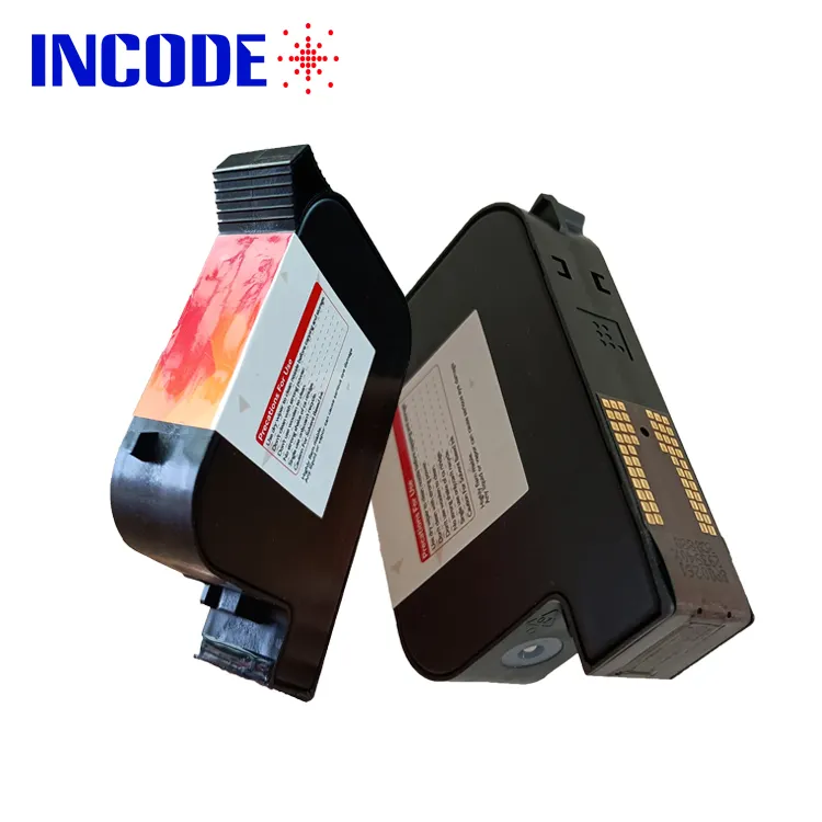 INCODE Tij 2,5 Быстросохнущий картридж для ручного принтера, чернильный картридж для ПЭТ, ПВХ, металлические, стеклянные, пластиковые пакеты