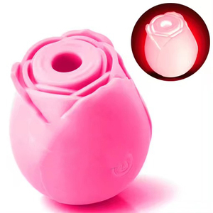 Stimulateur de clitoris vibrant à succion, 10 modes intenses, en forme de rose rouge, massage par succion, langue, stimulateur de mamelons, vibromasseur, jouets sexuels pour femmes - Product Image 3