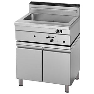 Friteuse à pâtisserie électrique à gaz Capacité de 20 litres 2 portes 700x580x900mm Armoire 12 KW Nouveau pour les restaurants-EURAST Modèle 3900816P - Product Image 1