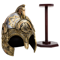 Réplica del Casco del Rey Théoden de El Señor de los Anillos, Accesorio de Cosplay Medieval de Caballería Usable para Fanáticos de la Película, Decoración, Venta al Por Mayor