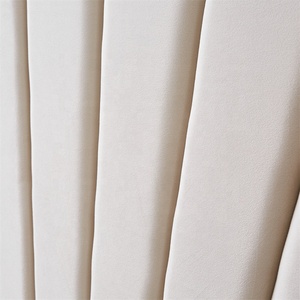Letto Contenitore King Size in Velluto Felpato Beige Crema con Sollevamento a Gas, Design Moderno, Struttura in Legno, Disponibile anche nelle Misure Matrimoniale e Queen - Product Image 6
