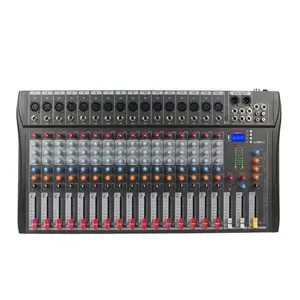 Nuovo CT16 Mixer amplificatore professionale a 16 canali USB Blue tooth Mixer Audio Controller DJ Audio professionale per altoparlante