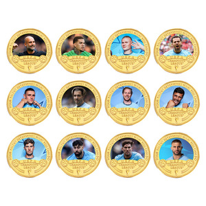 Moneta Commemorativa del Calciatore <span class=keywords><strong>Ronaldo</strong></span>, Medaglia in Metallo Pressofuso Cristiano <span class=keywords><strong>Ronaldo</strong></span>, Distintivo Placcato Oro, Regalo da Collezione - Product Image 5