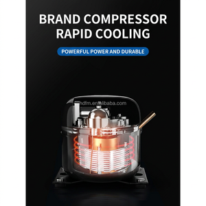 Refrigerador de mostrador de una sola temperatura, con vidrio templado, enfriamiento directo y pantalla LED digital - Product Image 6