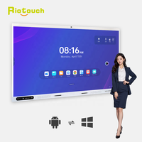 Nouvelles Idées de Produits 2025 Riotouch Finger Touch Écran Plat Numérique École Tableau Blanc Interactif Smart Board pour l'Enseignement