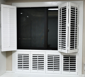 Rắn Bảng điều khiển nội thất màn trập tủ quần áo nội thất cửa sổ cửa chớp nội bộ cửa chớp - Product Image 5