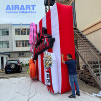 Ballon publicitaire gonflable personnalisé avec logo pour les magasins de pop-corn, les salons de boissons et les activités commerciales