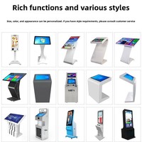 Terminal de libre-service tout-en-un avec écran tactile capacitif Android pour les affaires gouvernementales, les entretiens d'embauche et la gestion des files d'attente
