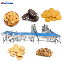 HANNPRO machine à emballer à haute vitesse les biscuits à la crème croustillante et les céréales à servo complet