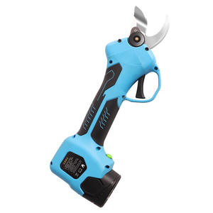Tijeras de podar eléctricas inalámbricas con batería de litio, hoja de acero inoxidable, herramienta de jardín azul para mano derecha, para ramas de árboles frutales - Product Image 1
