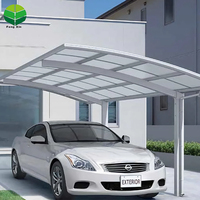 Meilleure vente d'usine en gros de garages auvents Carports et garages modernes en métal, auvents et abris de parking personnalisés en Chine