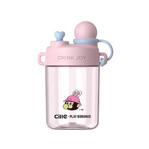 Gobelet d'eau Hilo en Tritan, type paille, pour l'été, pour étudiants, hommes, femmes, enfants, portable, pour sports de plein air, avec double mode de consommation et tube. - Product Image 5