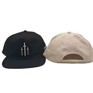 Gorras Planas de Algodón al por Mayor con Bordado Personalizado y Cierre a Presión - Product Image 4