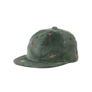 Gorra de 6 Paneles de Diseño Clásico con Logotipo Estampado, de Pana con Bordado 3D, Cálida para Otoño/Invierno 2026, de Alta Calidad - Product Image 4