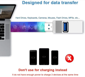 3 cổng USB3.0 HUB tốc độ cao <span class=keywords><strong>Splitter</strong></span> <span class=keywords><strong>Adapter</strong></span> Plug and Play xe buýt Powered mở rộng nhanh chóng chuyển dữ liệu USB Hub Extender kết nối - Product Image 6