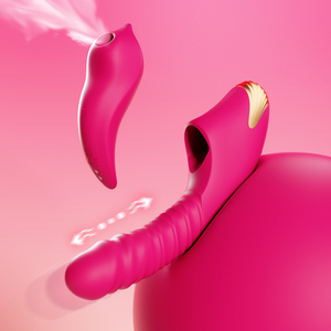 Varita <span class=keywords><strong>de</strong></span> Masaje Inteligente con Control Remoto para Succión y Estiramiento, Dispositivo <span class=keywords><strong>de</strong></span> Autoestimulación Femenina, Potenciador del Punto G, Producto Sexual - Product Image 1