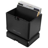Boîte de rangement pour disques vinyles en aluminium