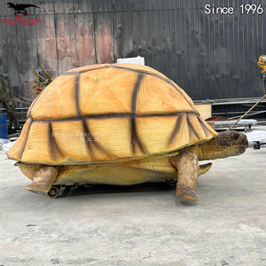 Alta calidad al aire libre zoológico animal <span class=keywords><strong>robot</strong></span> diversión animatronic caminar tortuga modelo - Product Image 2