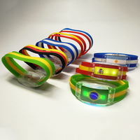 Bracelet Fidget lumineux à LED Bracelets en silicone pour fêtes Articles chauds Nouveautés