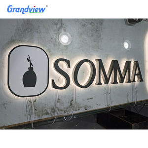 Programable personalizado Feliz cumpleaños logo Led Panel Sign Frame Marquee Message Board Sign Bottle Presenter con hora - Product Image 6